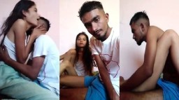 Young Lover's Making their private time sex mms video