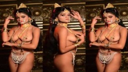 Amaira Roy in bridal makeover Nude Topless Posing App Content