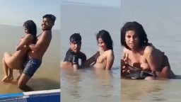 Gf full nude sex with boyfriend in river