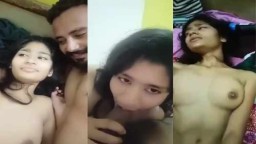Punjabi Girlfriend Giving Blowjob and Fucking with boyfriend