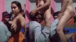 Devarji After Sucking bhabhi Big Boobs Licking Her Pussy