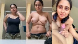Horny Desi Girl Shows Nude Body and Blowjob