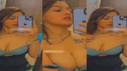 Famous Insta Girl Isha Modi New Leaked Fondling Her Boobs
