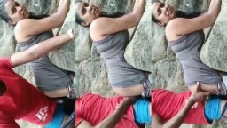 Hot Girlfriend Fucked By bF in Mountain Outdoor