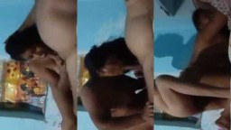Tamil village wife gicing blowjob to husband and doggy style fucking