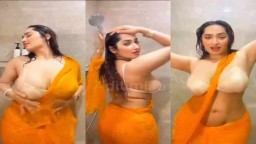Aditi Mistry latest see thru shower Nude video