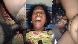 Horny devar fuck his bhabhi and licking hairy pussy