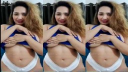 Aditi Mistry Semi Nude Sexy Hot Video In Blue Sando