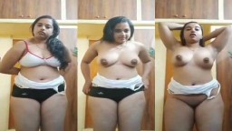 BBW Tamil girlfriend making Mast nude video for lover 2