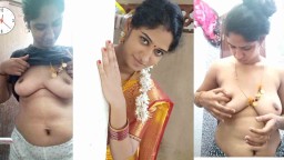 Most famous Tamil bhabhi unseen Nude video of affair