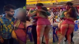 Jaisalmer Girl Viral Outdoor Full Ass Rivals Dance With a Random Guy