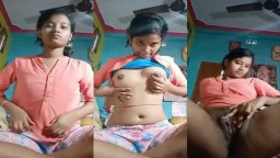 young sexy girl showing bd on videocall