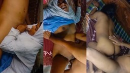 Hijab Muslim Bhabhi giving Blowjob and Doggy Style sex porn video