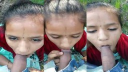 punjabi girl sucking boyfriend dick outdoor